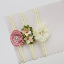 Load image into Gallery viewer, 3Pcs Elastic Cloth Flower  Hair Band
