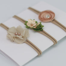 Load image into Gallery viewer, 3Pcs Elastic Cloth Flower  Hair Band