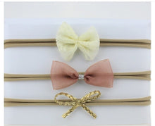Load image into Gallery viewer, 3Pcs Elastic Cloth Flower  Hair Band