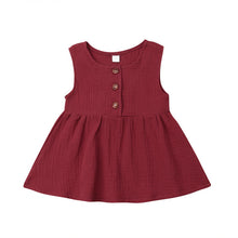 Load image into Gallery viewer, New Fashion Baby Girls Kids Sleeveless Cotton Dress