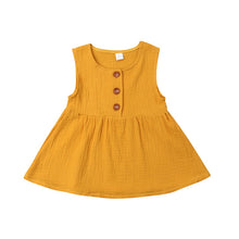 Load image into Gallery viewer, New Fashion Baby Girls Kids Sleeveless Cotton Dress