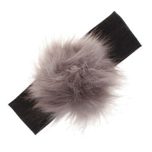Load image into Gallery viewer, Cute Newborn Baby Girls Faux Fur Pompoms Baby Hair band
