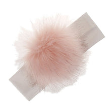 Load image into Gallery viewer, Cute Newborn Baby Girls Faux Fur Pompoms Baby Hair band