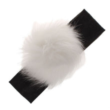 Load image into Gallery viewer, Cute Newborn Baby Girls Faux Fur Pompoms Baby Hair band