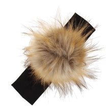 Load image into Gallery viewer, Cute Newborn Baby Girls Faux Fur Pompoms Baby Hair band
