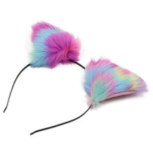 Load image into Gallery viewer, Cute fur Cosplay Crown